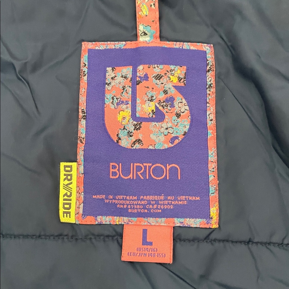 Burton DryRide waterproof jacket girl 14-16 - Picture 6 of 13